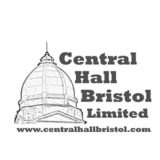 "Central Hall Bristol" logo with a white background at a resolution of 300 by 300 pixels