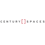 "Century Spaces" logo with a white background at a resolution of 300 by 300 pixels