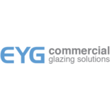 "EYG Commercial Glazing Solutions" logo with a white background at a resolution of 300 by 300 pixels