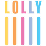 "Lolly Agency" logo with a white background at a resolution of 300 by 300 pixels
