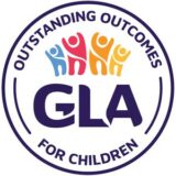 "Gloucestershire Learning Alliance" logo with a white background at a resolution of 300 by 300 pixels