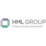 "HML Group" logo with a white background at a resolution of 300 by 300 pixels