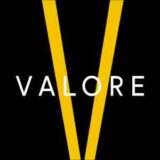 "Valore Real Estate" logo with a black background at a resolution of 300 by 300 pixels