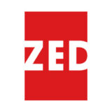 "ZED" logo with a white background at a resolution of 300 by 300 pixels