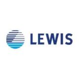 "Lewis Civil Engineering" logo with a white background at a resolution of 300 by 300 pixels