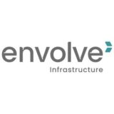 "Envolve Infrastructure" logo with a white background at a resolution of 300 by 300 pixels