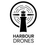 "Harbour Drones" logo with a white background at a resolution of 300 by 300 pixels