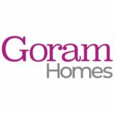 "Goram Homes Ltd" logo with a white background at a resolution of 300 by 300 pixels